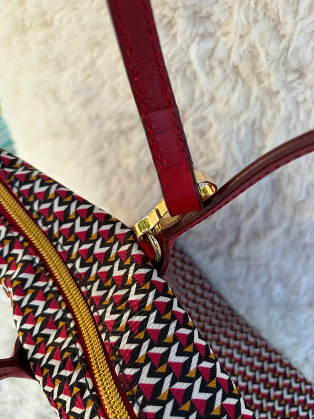 Roberta Pieri Tatami print tote crossbody